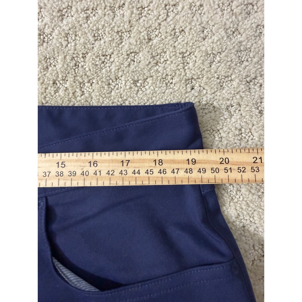 Peter Millar Mens Performance Golf Pants Navy Blue 5-Pocket 38x32 Stretch SKU242 - Picture 8 of 8